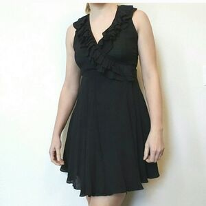 Arc & Co black wrap dress